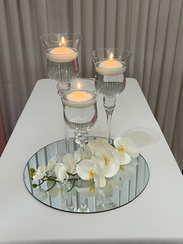 floating candle centrepiece