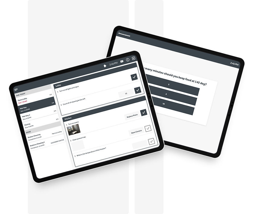 Crisp's Task Management Tool for restaurants