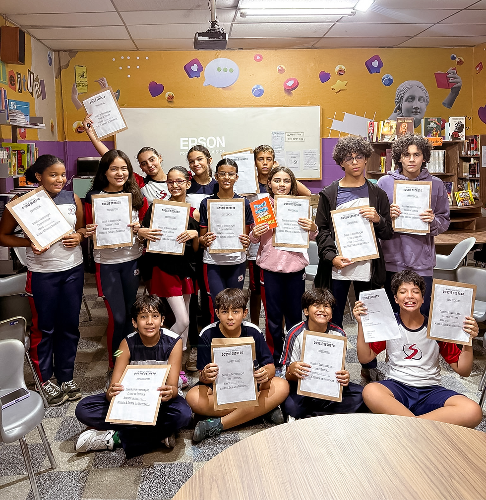 Alunos do clube do livro 2026