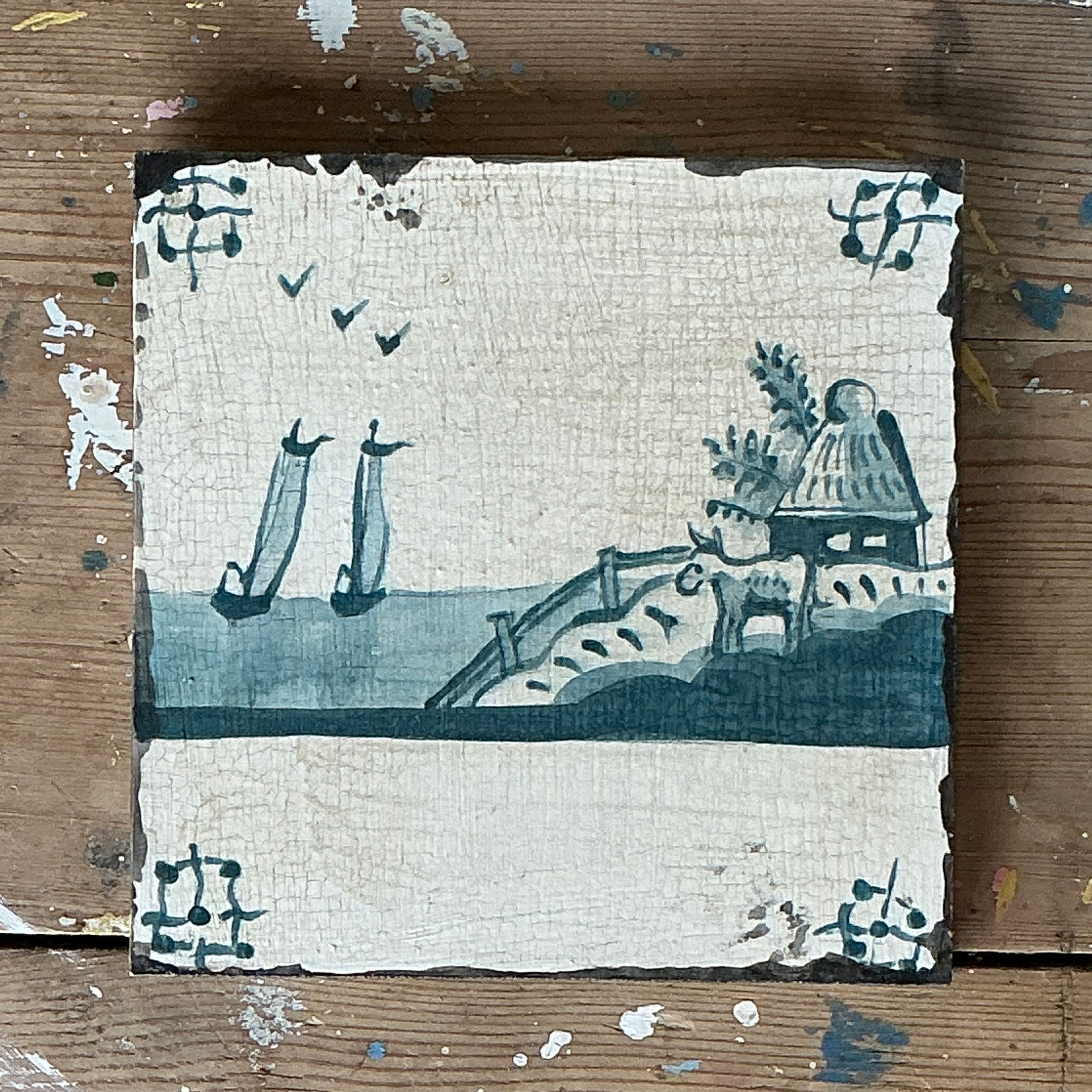 17th Century ‘Delft Tile’ Scene