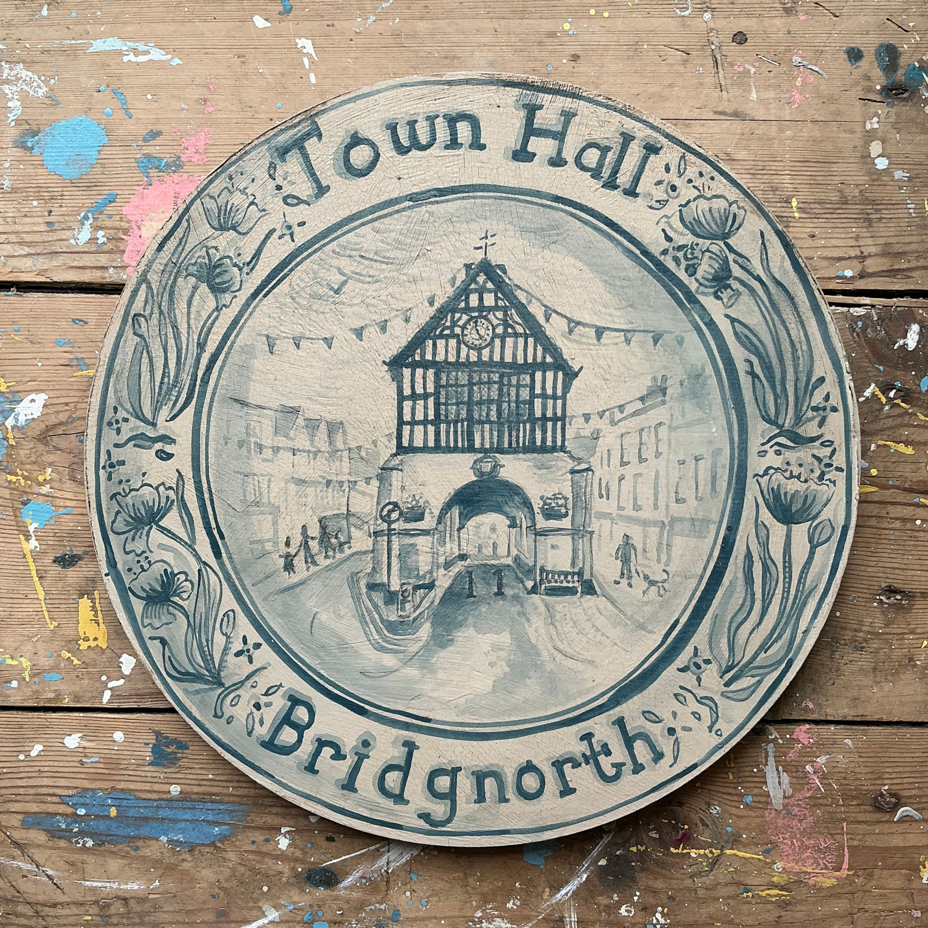Bridgnorth ‘Delft Plate’ Town Hall