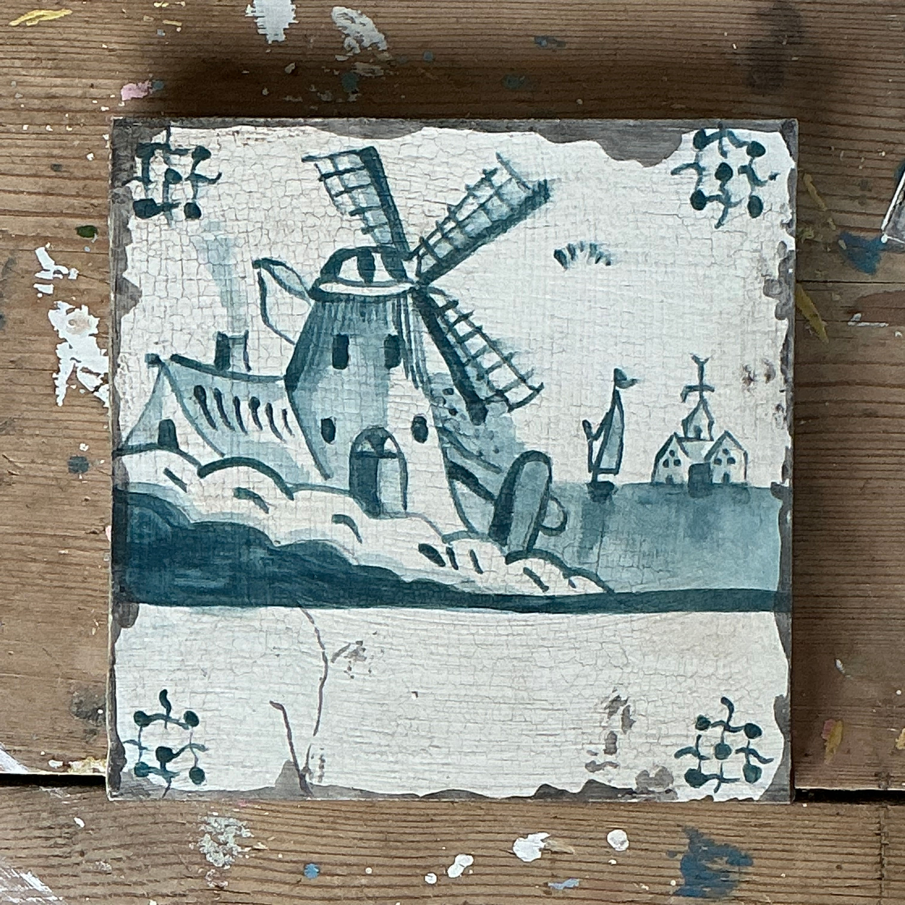 17th Century ‘Delft Tile’ Scene
