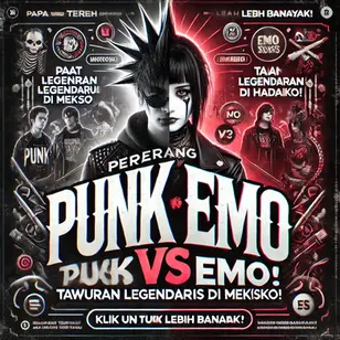 Perang Punk vs Emo Tawuran Legendaris yang Cuma Terjadi di Meksiko