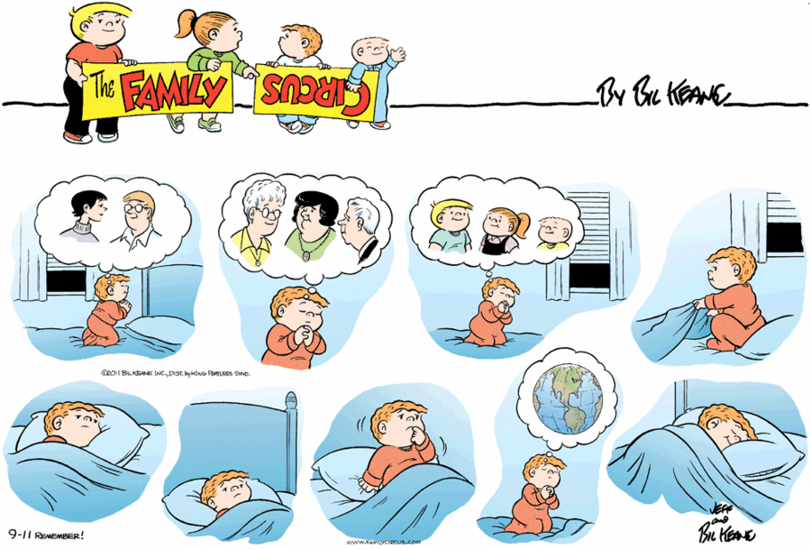 Family Circus pray for earth.gif