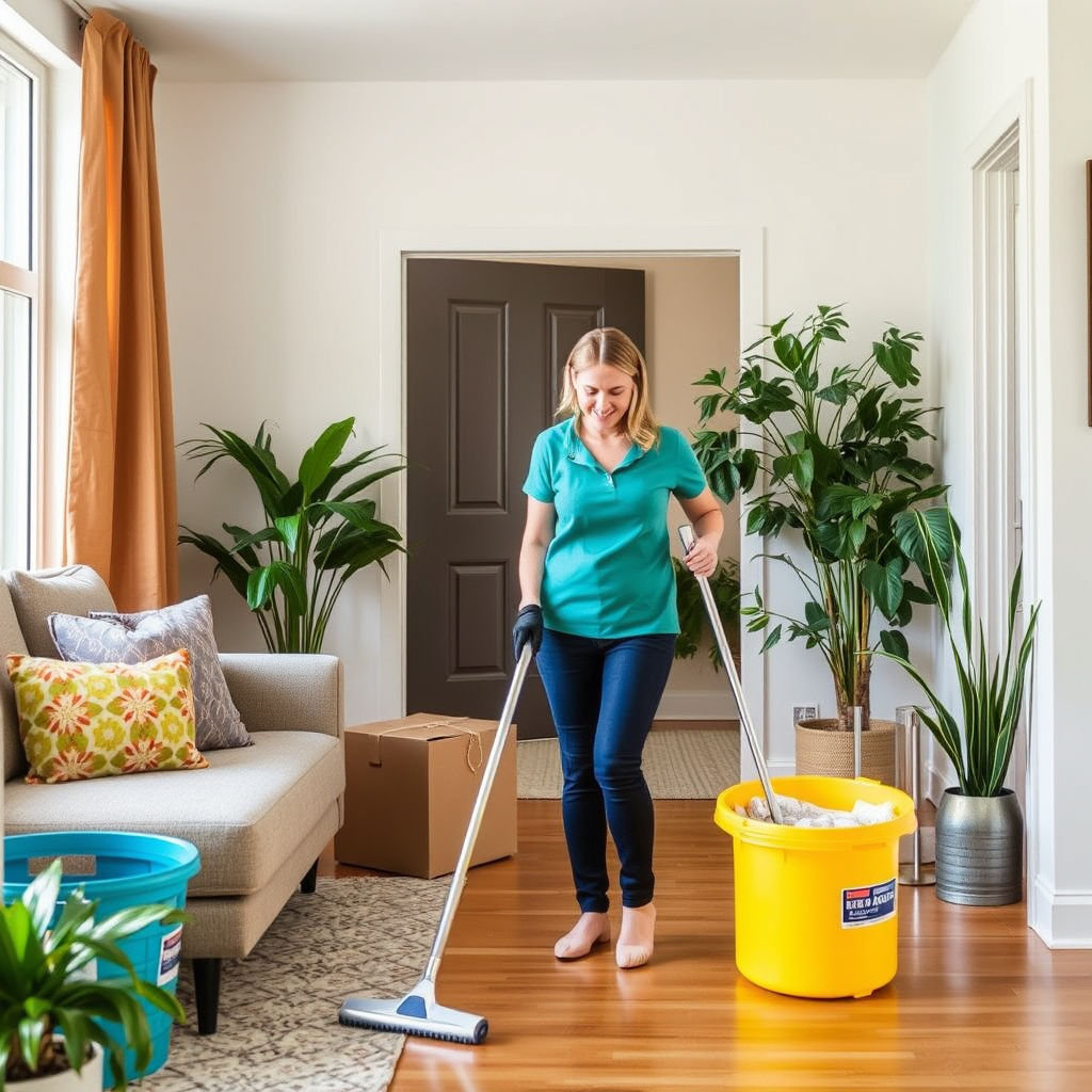 Moving in and out clean ready home