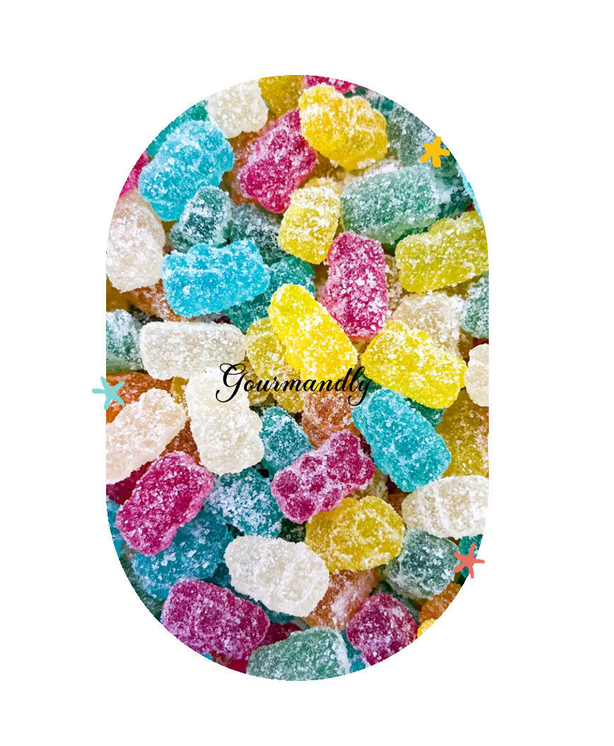 Oursons multicolores sucres