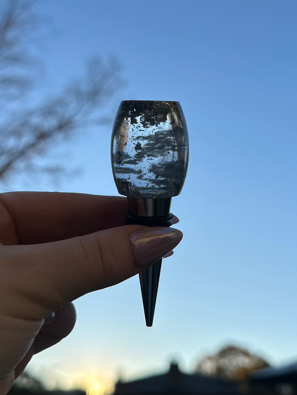 Snow Globe - Wine Bottle Stopper