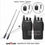 Thumbnail: 1 or 2PC Walkie Talkie UHF 5W 400-470MHz BF888S 2 Way Radios + USB Charger H-777