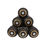 Thumbnail: 6pcs Real Bone Acoustic Guitar Bridge Pins Bone Ebony Bridge Pin + Brass Circle