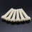 Thumbnail: 6pcs Real Bone Acoustic Guitar Bridge Pins Bone Ebony Bridge Pin + Brass Circle