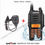 Thumbnail: UV-9R Waterproof IP67 Walkie Talkie 10W Dual Band 136-174/400-520MHz Ham Radios