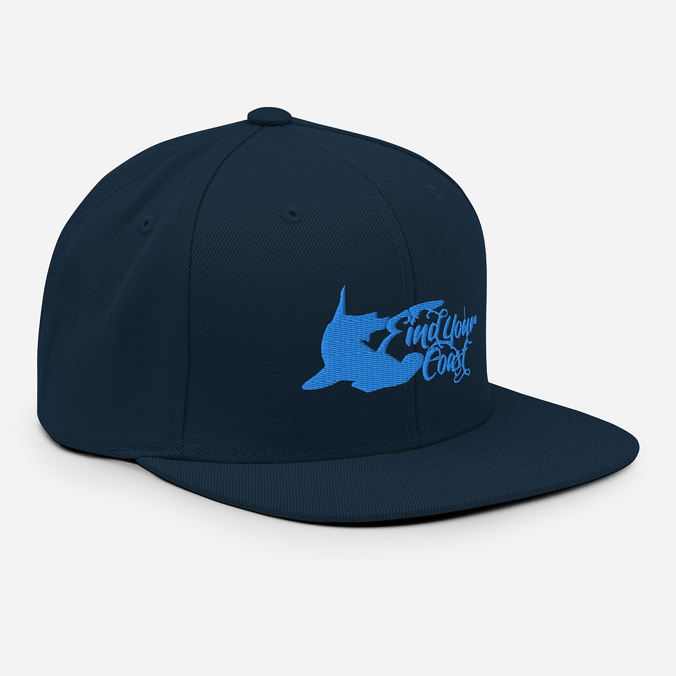 Find Your Coast Premium Hammerhead Snapback Hat