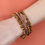 Thumbnail: Druzy Glass Beads Bracelet Set