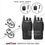 Thumbnail: 1 or 2PC Walkie Talkie UHF 5W 400-470MHz BF888S 2 Way Radios + USB Charger H-777