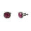 Thumbnail: Ruby Cufflink Oxidised Silver Champagne Diamonds