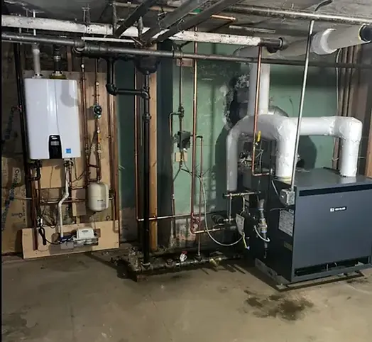 Pro Boyz Repiped a whole Furnace Room in Yonkers NY 12-2-25