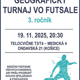 3. ročník Geografického turnaja vo futsale
