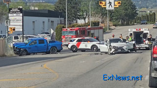 Two Vehicles Collide at Middleton and 11th Avenue in Vernon
