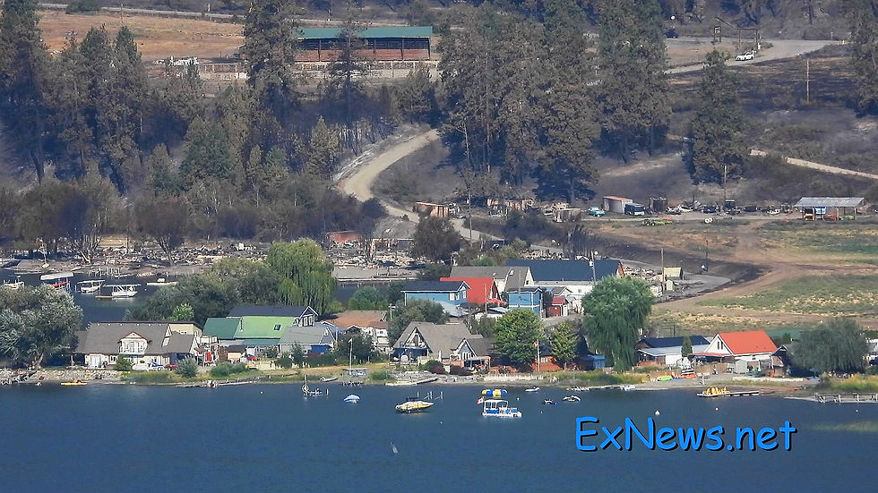 Westside Road Fire Damage