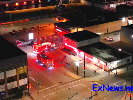 Tire Fire Behind Vernon Business