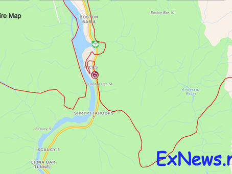 New Anderson Creek Wildfire South of Boston Bar