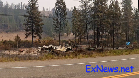 Highway 97 reopens north of Okanagan Lake after Bradley Creek wildfire