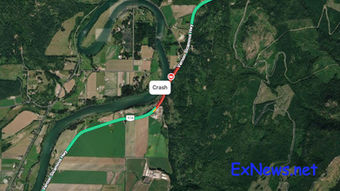 Crash reported on Highway 97A north of Grindrod; both directions blocked