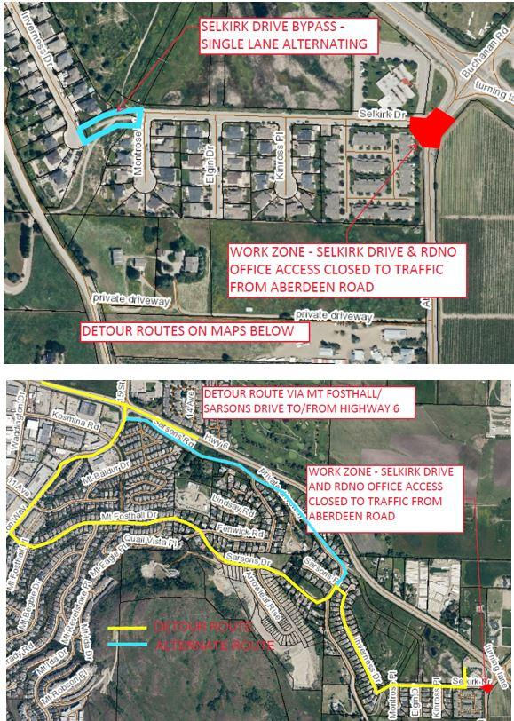 Coldstream Aberdeen Road Closure Report