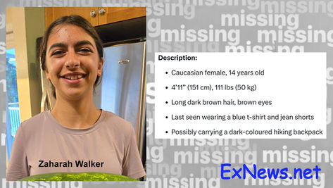 Missing 14 Year Old Girl Last Seen in Vernon BC