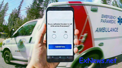 BC Ambulance Paramedic Strike Vote Continues