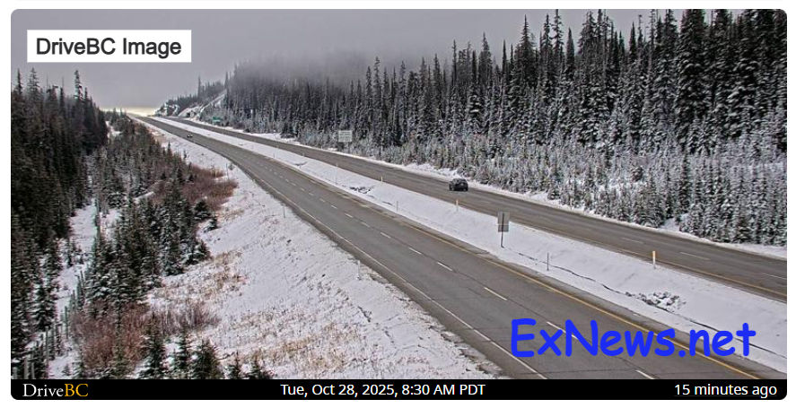 Winter Conditions on the Okanagan Connector