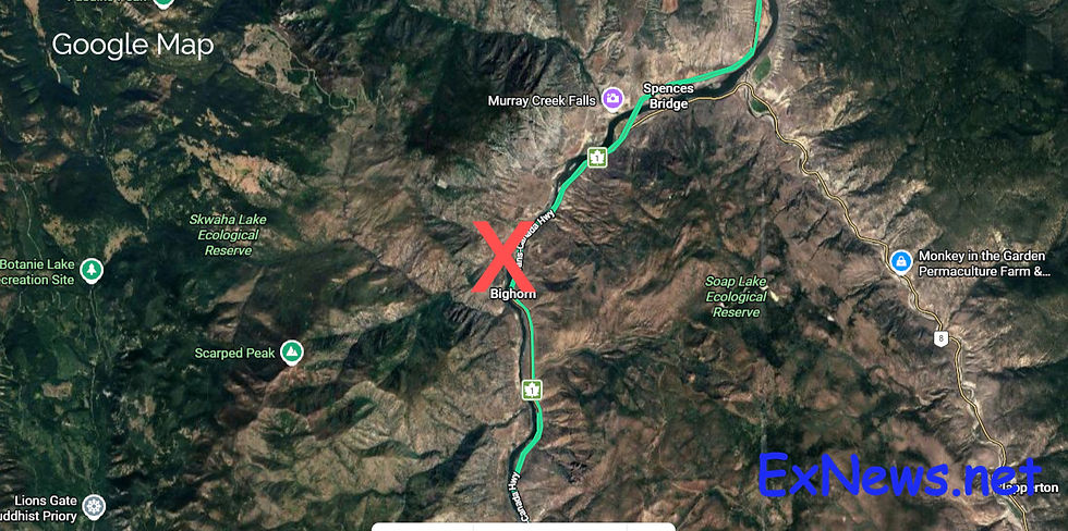 RCMP ERT Operation Shuts Down Trans-Canada Highway Near Spences Bridge