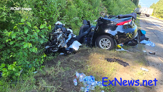 Head-On Crash Involving Semi and Toyota Corolla Critically Injures Four Near Canoe