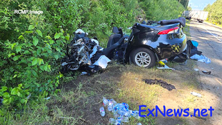 Head-On Crash Involving Semi and Toyota Corolla Critically Injures Four Near Canoe