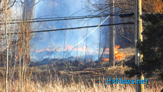 Lavington Brush Fire Contained
