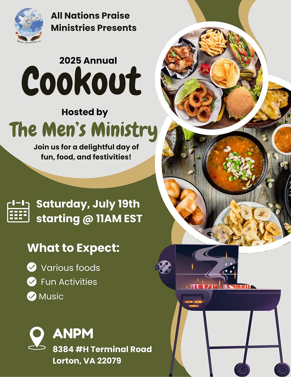 2025 Cookout hosted by the Men's Ministry!