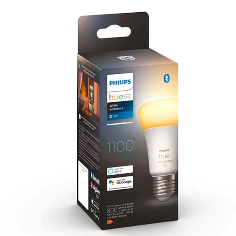 縮圖：Hue E27 黃白光智能燈泡 11W White Ambiance Single Bulb