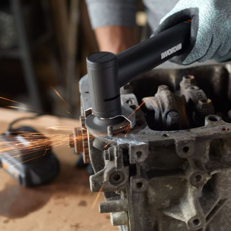 縮圖：WORX威克士WX741.9 MAKER-X 20V 迷你無碳刷角磨機(淨機)-Cordless Lithium Brushless Angle Grinder