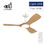 縮圖：Olas 木質天花風扇燈 Wood Fan Ceiling
