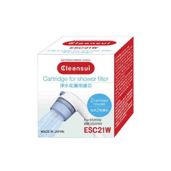 縮圖：三菱 Cleansui ESC21W 花灑濾芯 (2入裝) Mitsubishi Cleansui ESC21W Shower Filter (2-Pack)