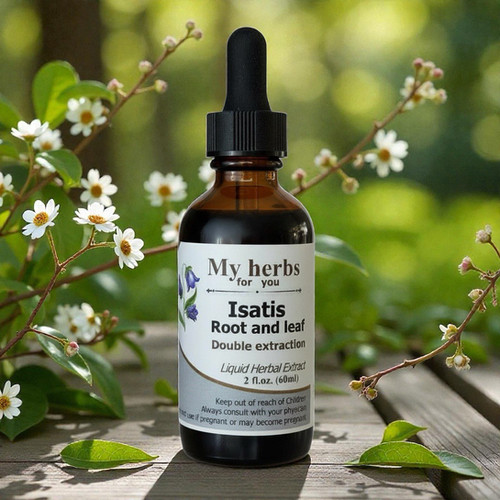 ISATIS Root and Leaves (Double extraction) Tincture | Myherbsforyou