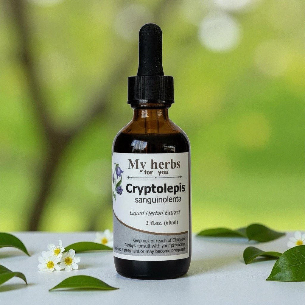 My herbs for you Cryptolepis sanguinolenta Liquid Herbal Extract 2 fl. oz. product.