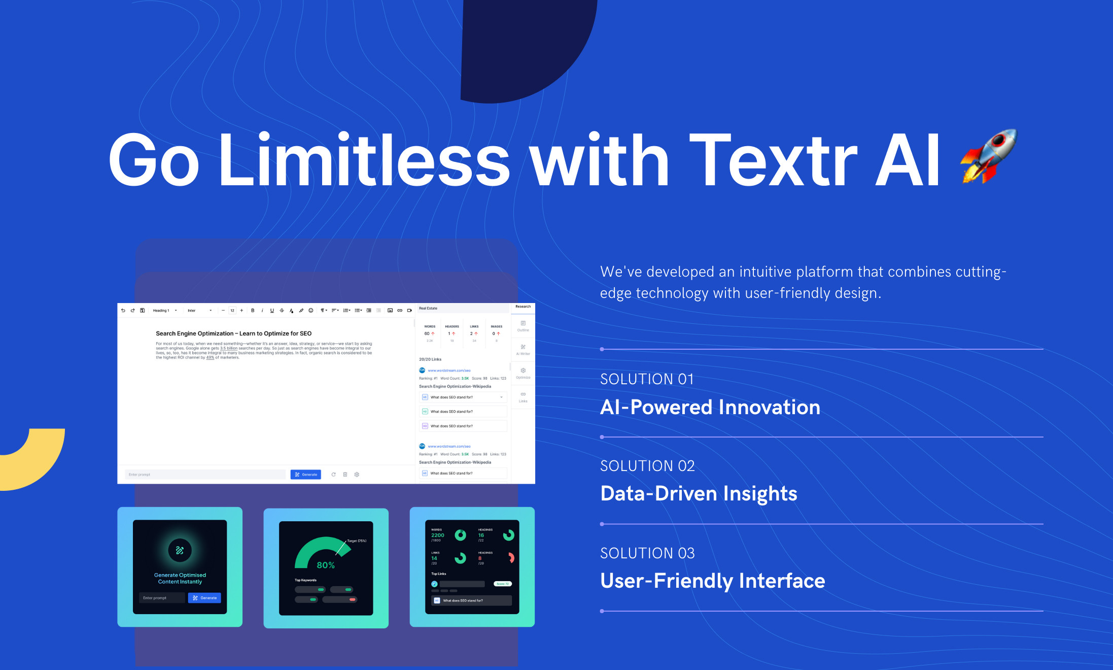 Textr AI - Boost SEO With AI Powered Co-Pilot