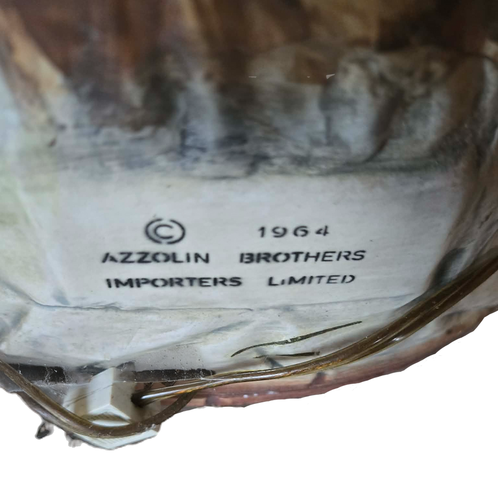 थंबनेल: Vintage Lamp Azzolin Brothers 1964