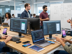 Mobile app development for android and ios