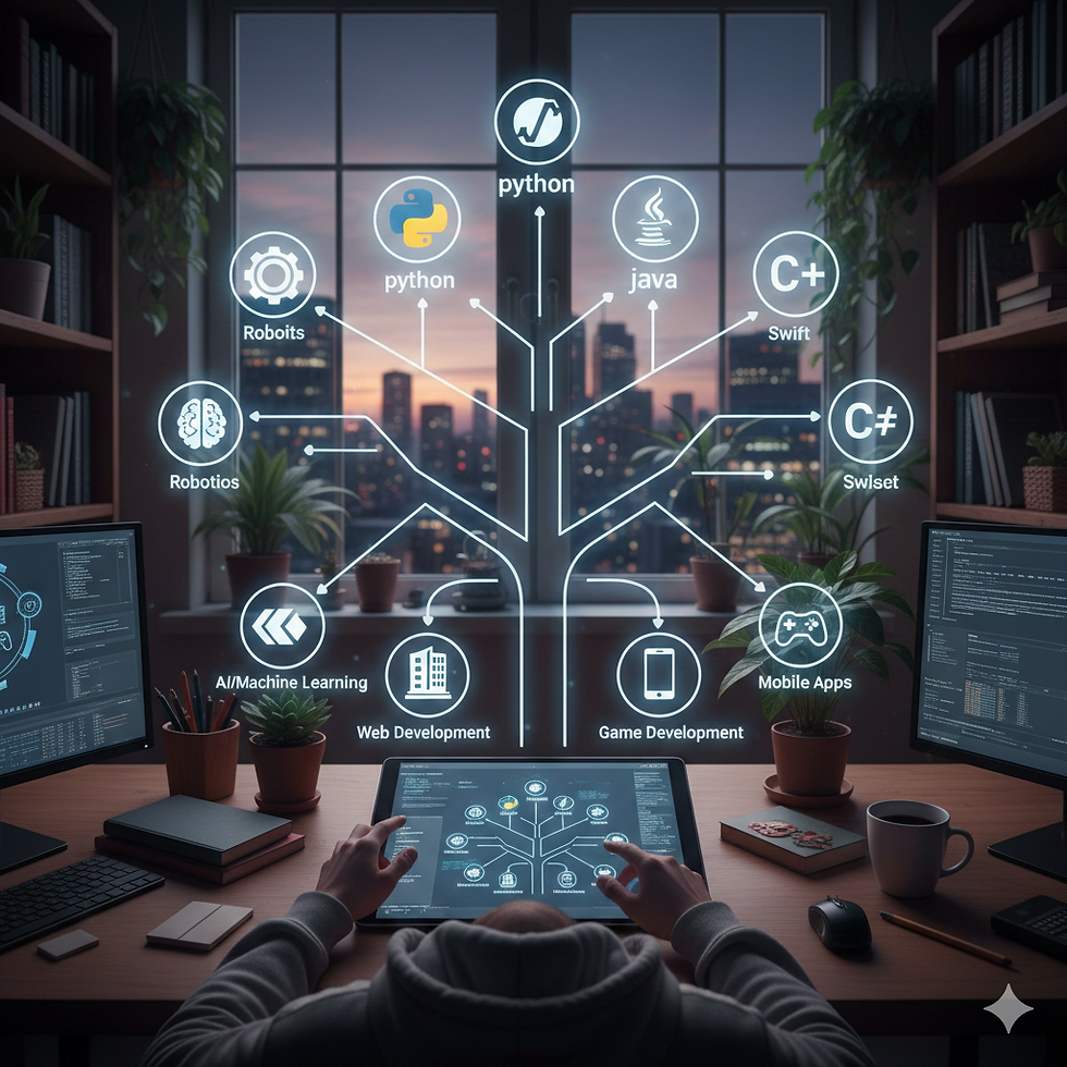 The Developer's Roadmap: Choosing Your First Programming Language Based on Career Goals in Software Development