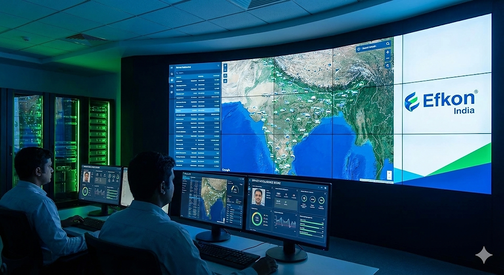 Advanced Vehicle Tracking and Driver Intelligence System for Efkon India