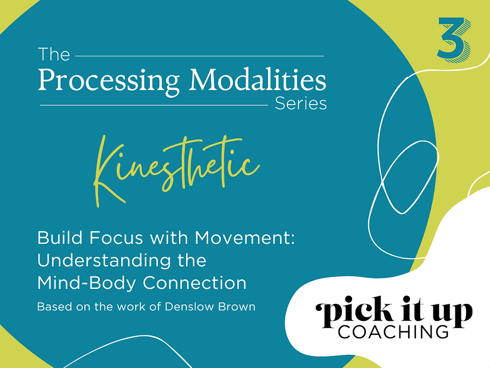 Build Focus with Movement: Understanding the Mind-Body Connection