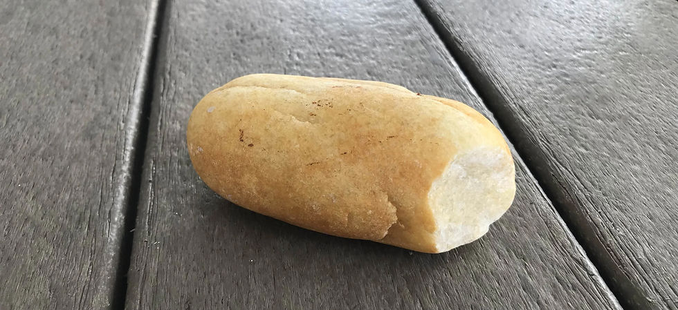 Rock or bread?