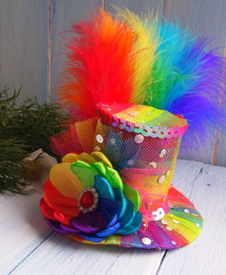 rainbow hat